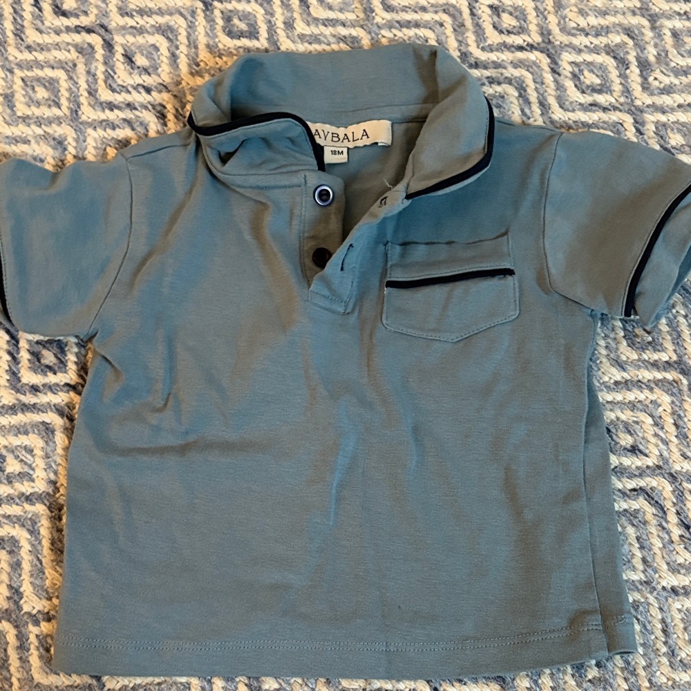 Baybala Boys' Blue Polo Shirt